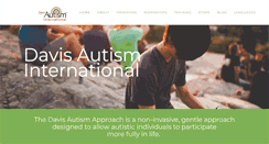 Desktop Screenshot of davisautism.com